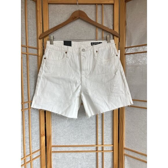NWT Blank NYC The Warren Jean Shorts White Denim Stretch Size 28, Stretch New - Picture 1 of 8